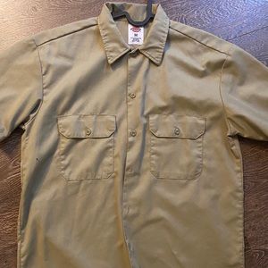Tan Dickies Button down